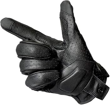 Amazon.com: Updated Breathable Leather Motorcycle Gloves with